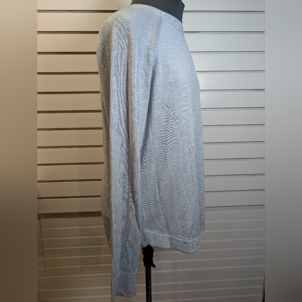Lululemon Lead With Your Heart Sweater Size 10 Heathered Starlight EUC - Picture 6 of 9
